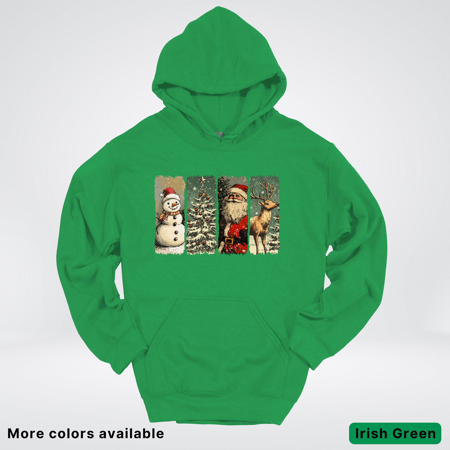 Classic Christmas Strip Art - Hoodie