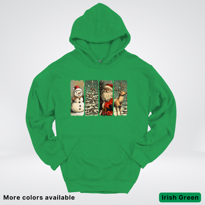 Classic Christmas Strip Art - Hoodie