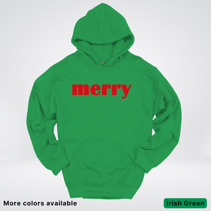 Merry - Red Design - Hoodie