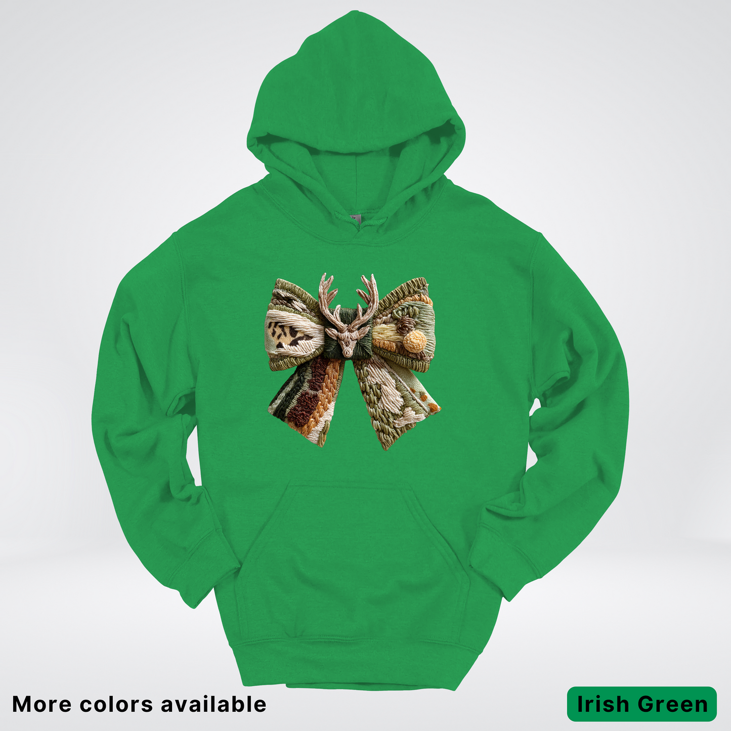 Hook Yard Faux Rustic Antler Bow - Hoodie