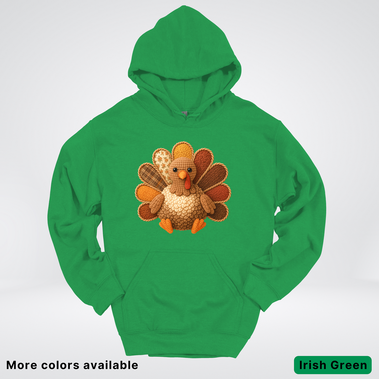 Turkey Crochet Thanksgiving Fall - Hoodie