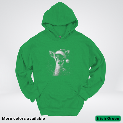Vintage Christmas Deer - Hoodie