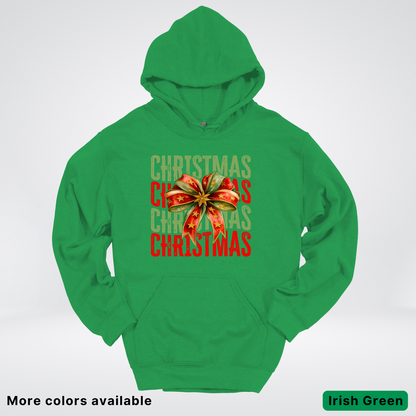 Christmas Star Bow - Hoodie