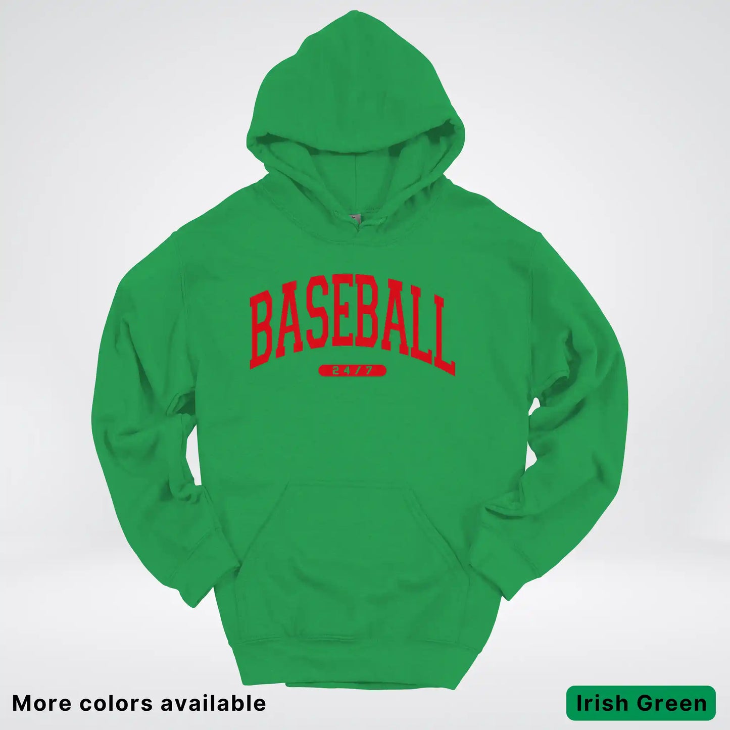 Baseball 24/7 – Red Design - Hoodie