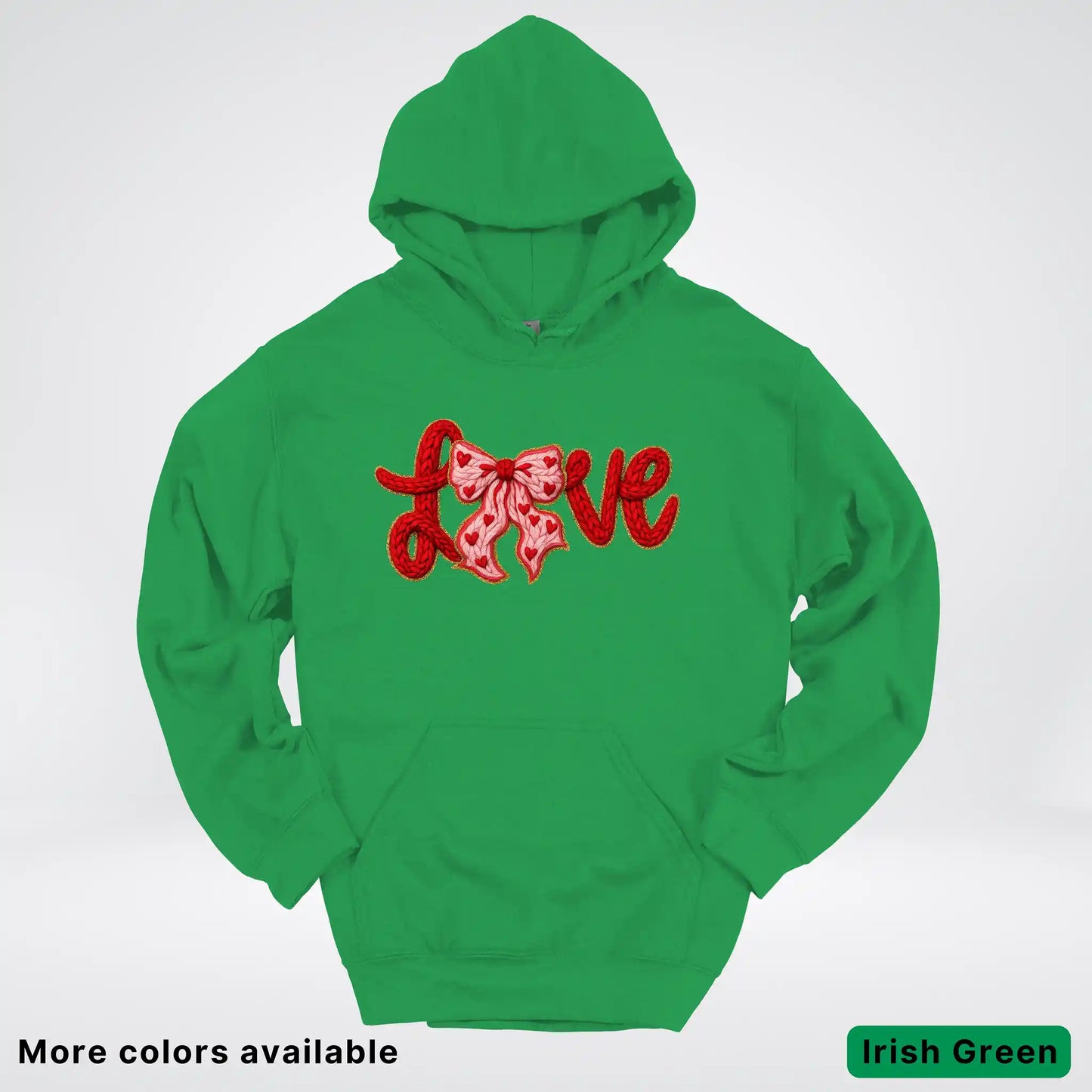 Love Bow Hook Yard Faux - Hoodie