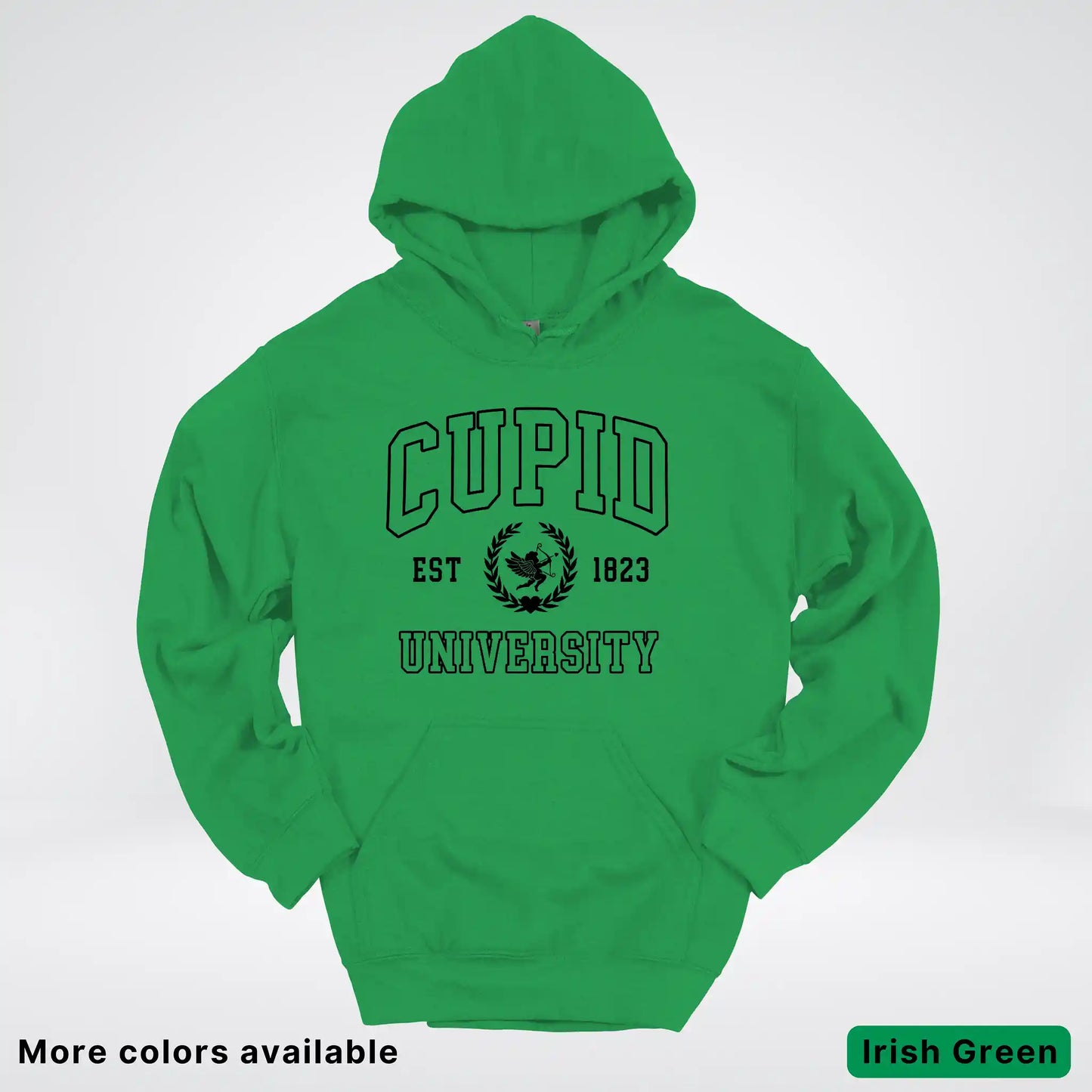 Cupid University Est 1823 - Black Design - Hoodie
