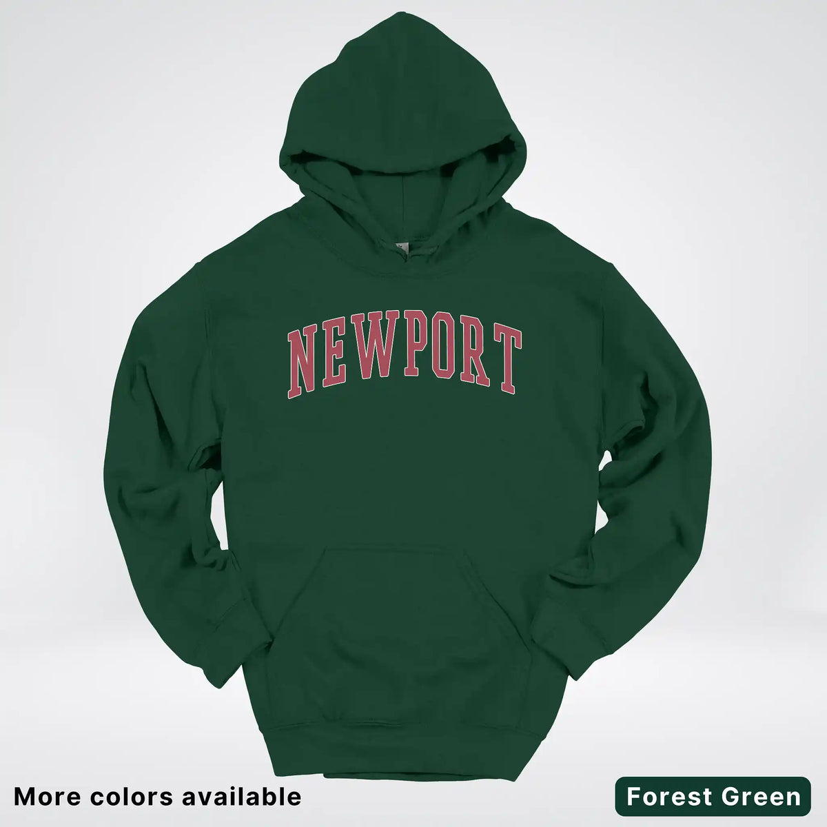 Newport Destination - Red Design - Hoodie