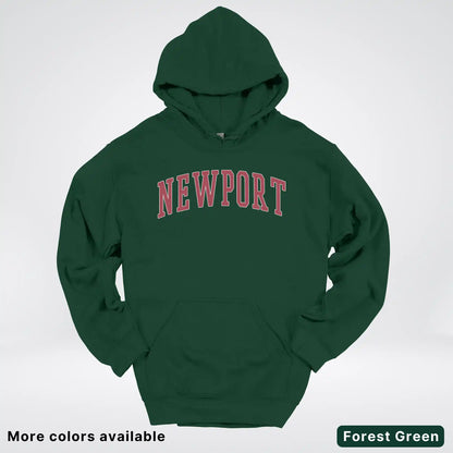Newport Destination - Red Design - Hoodie