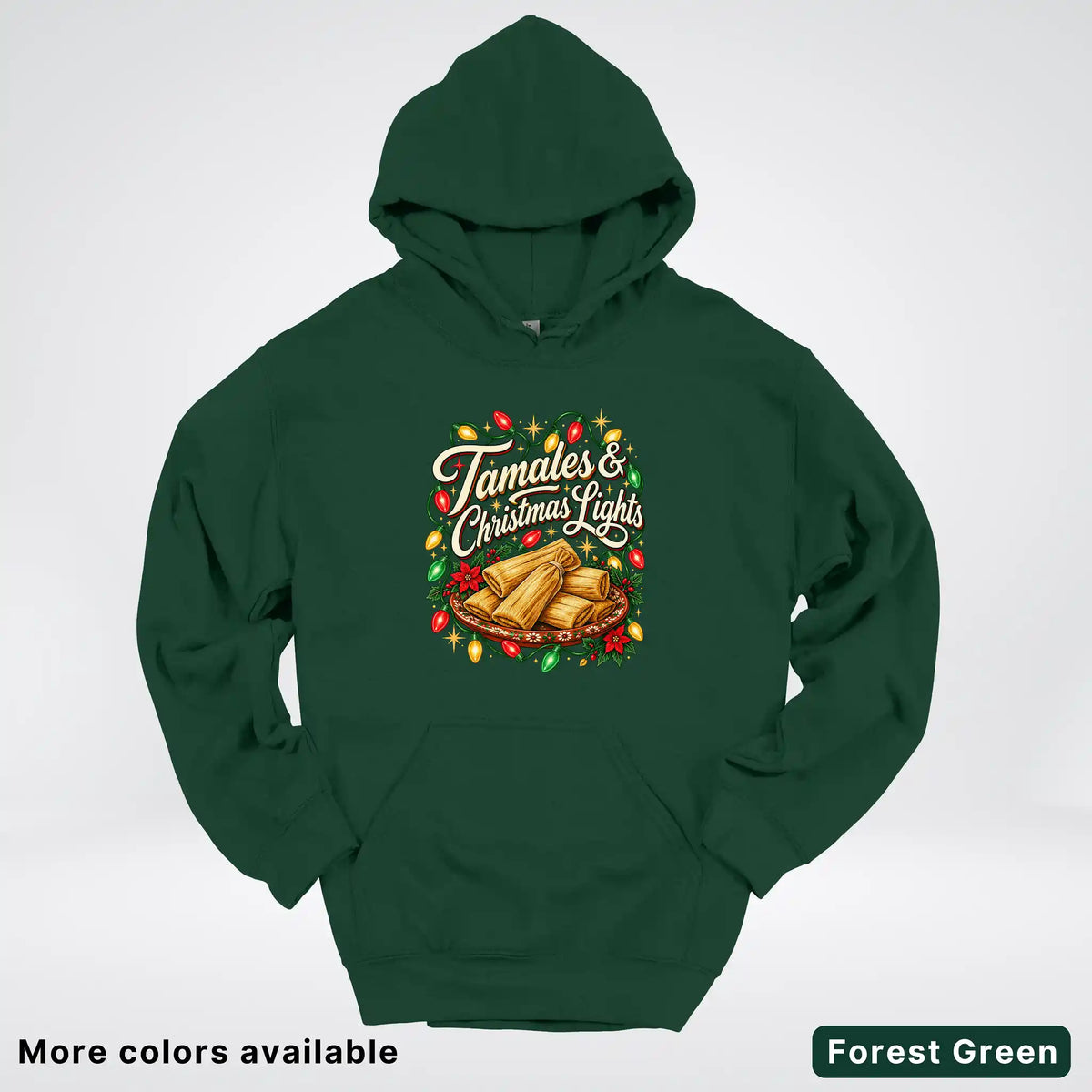 Tamales & Christmas Lights Hoodie
