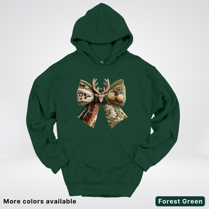Hook Yard Faux Rustic Antler Bow - Hoodie