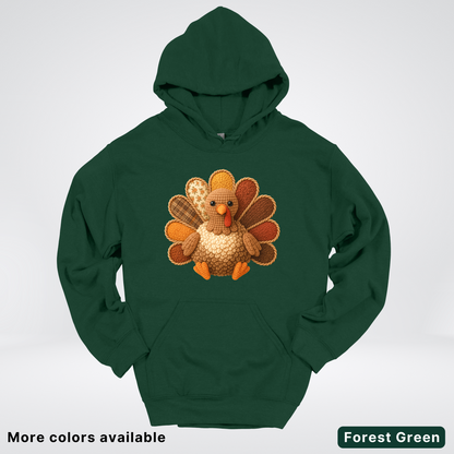 Turkey Crochet Thanksgiving Fall - Hoodie