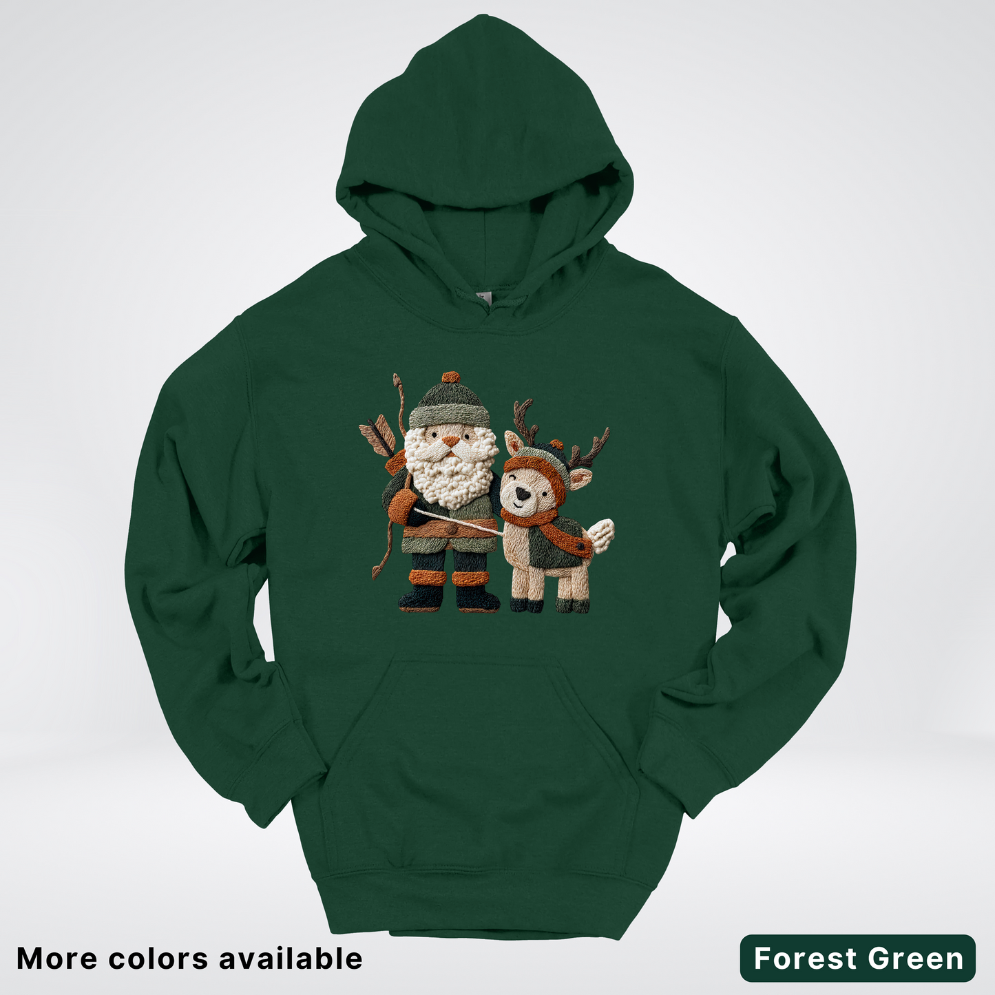 Hook Yard Faux Woodland Christmas Duo - Hoodie