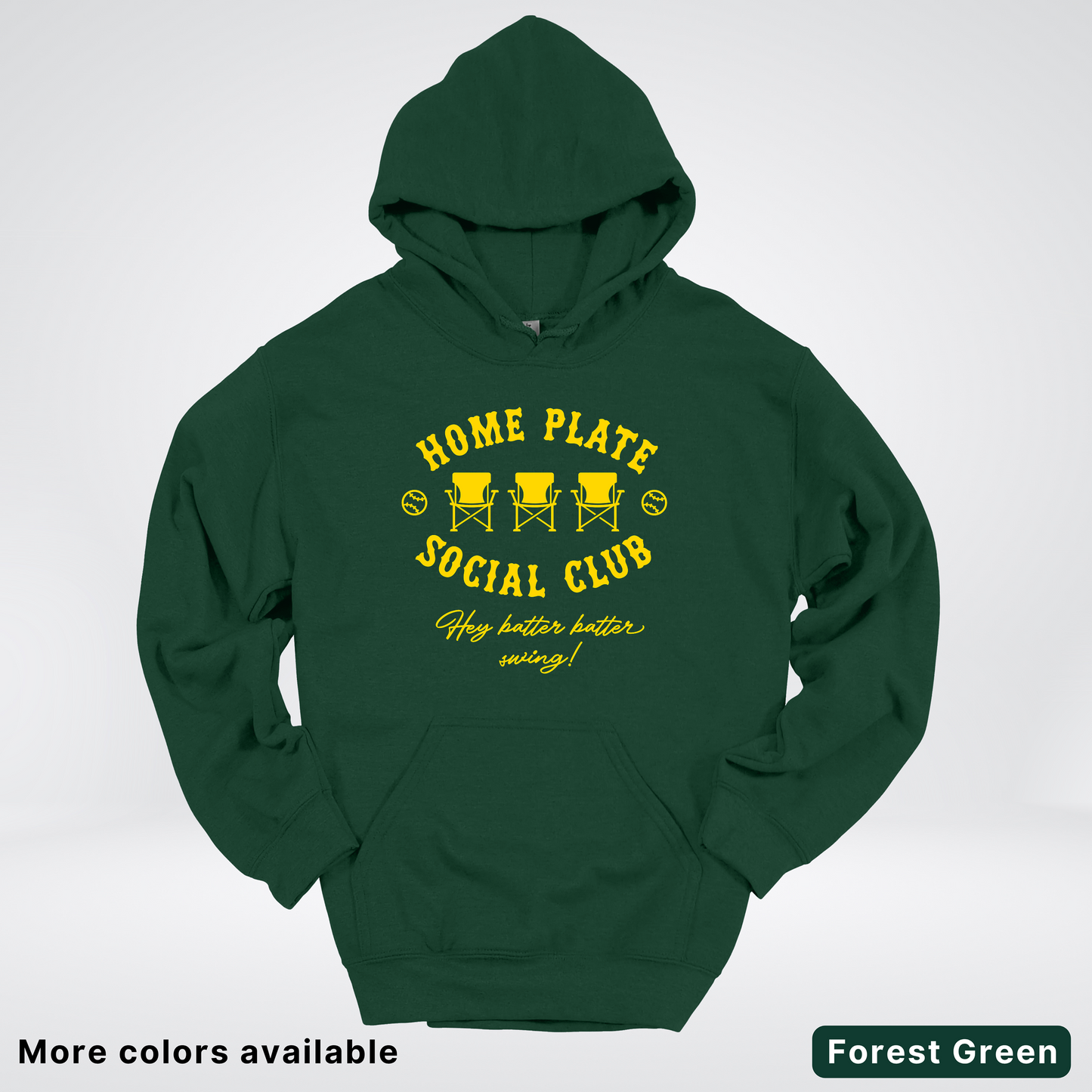 Home Plate Social Club – Gold Design - Hoodie