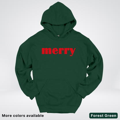 Merry - Red Design - Hoodie