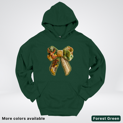 Forest Berry Bow Hook Yard Faux Look - Hoodie