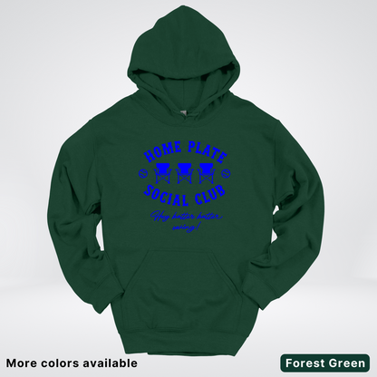 Home Plate Social Club – Blue Design - Hoodie