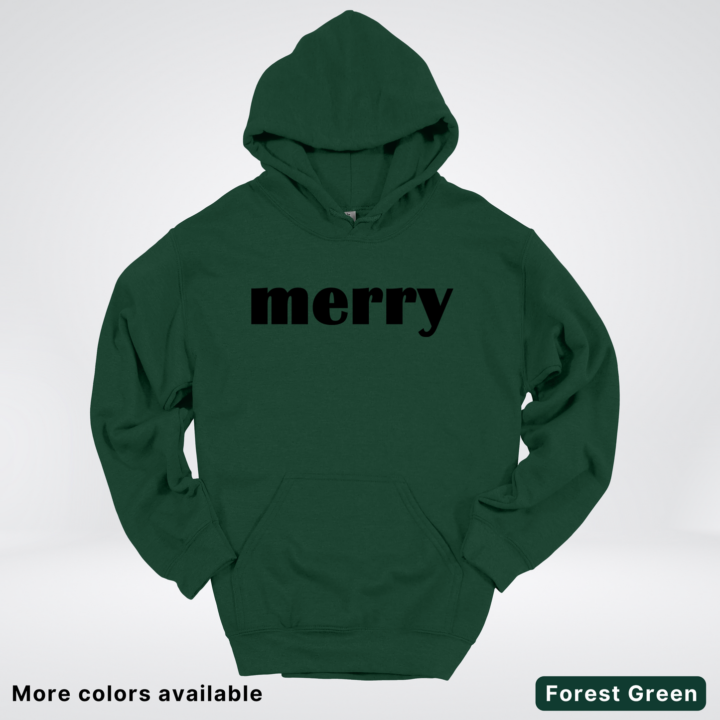 Merry - Black Design - Hoodie