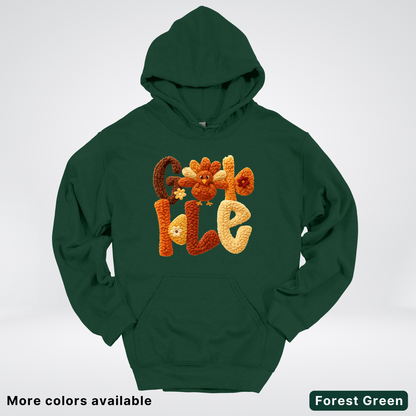 Gobble Crochet Turkey - Hoodie