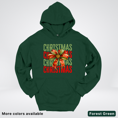 Christmas Star Bow - Hoodie
