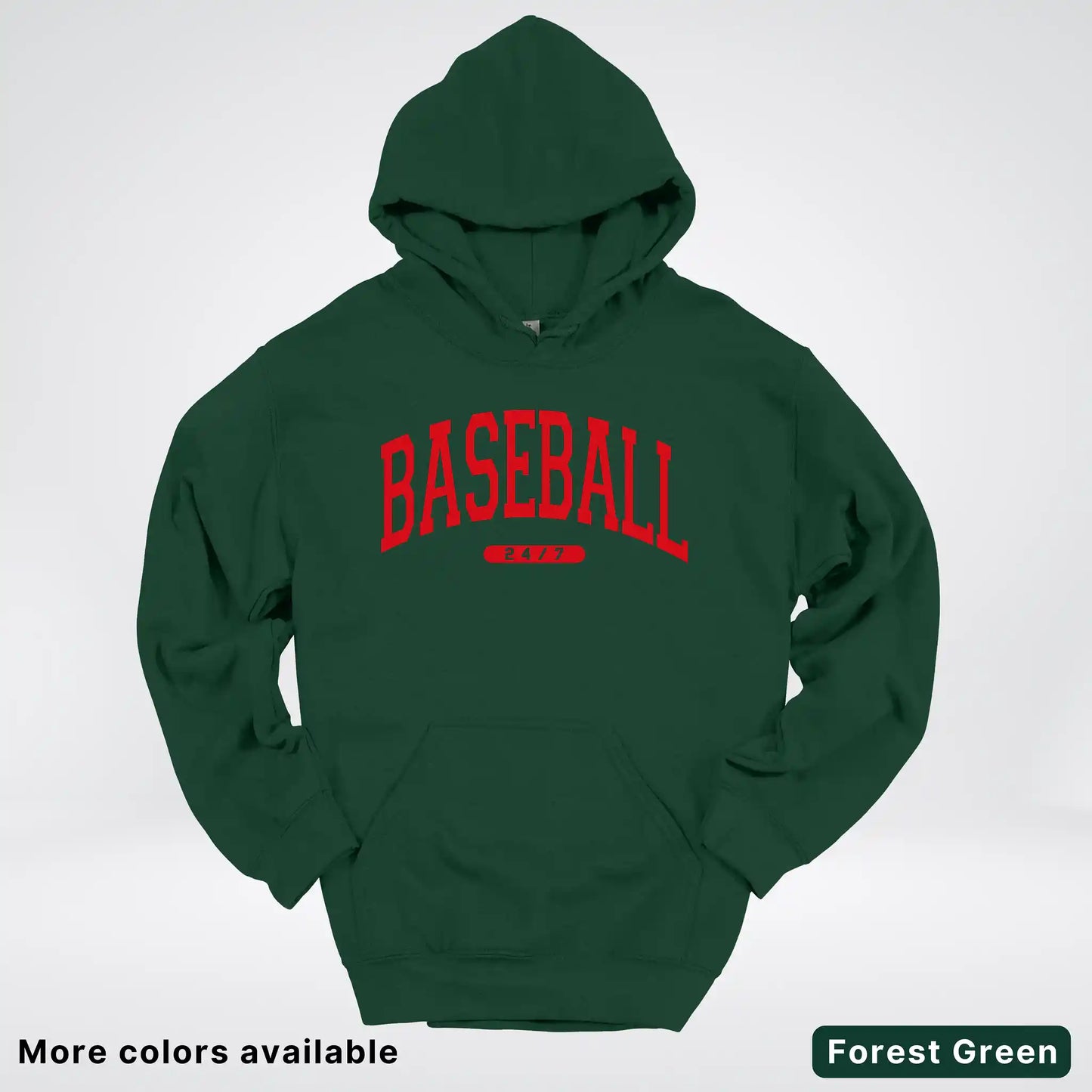 Baseball 24/7 – Red Design - Hoodie