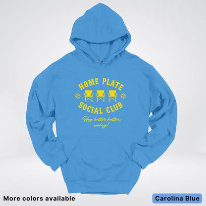 Home Plate Social Club – Gold Design - Hoodie