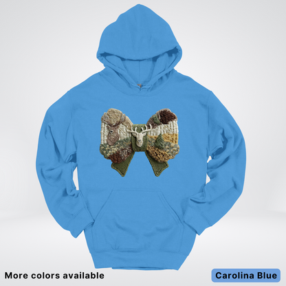 Rocking Horse Holiday Bow – Hook Yard Faux Look - Hoodie