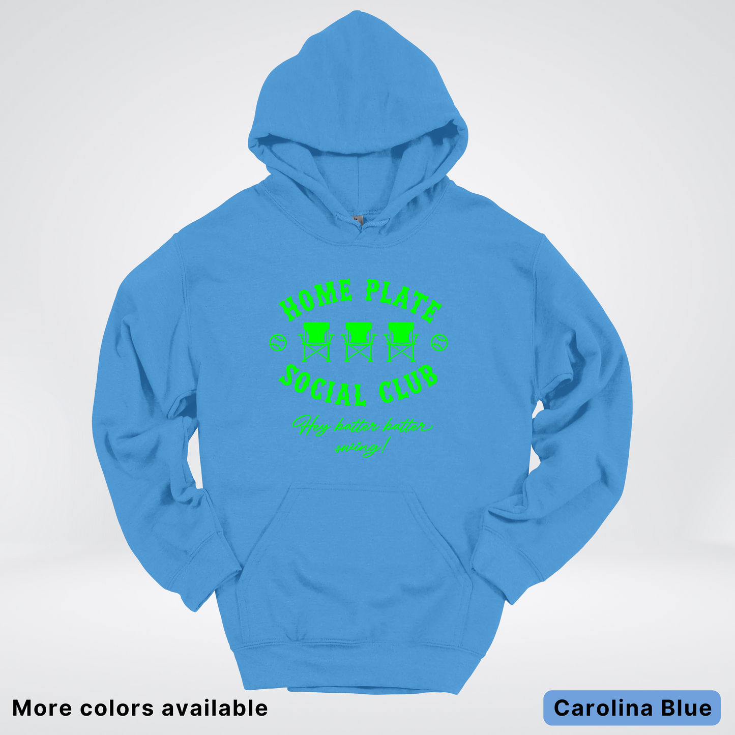 Home Plate Social Club – Green Design - Hoodie