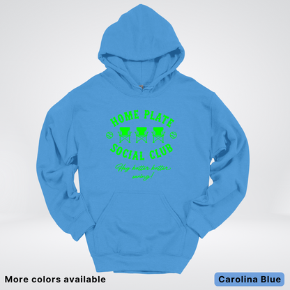 Home Plate Social Club – Green Design - Hoodie