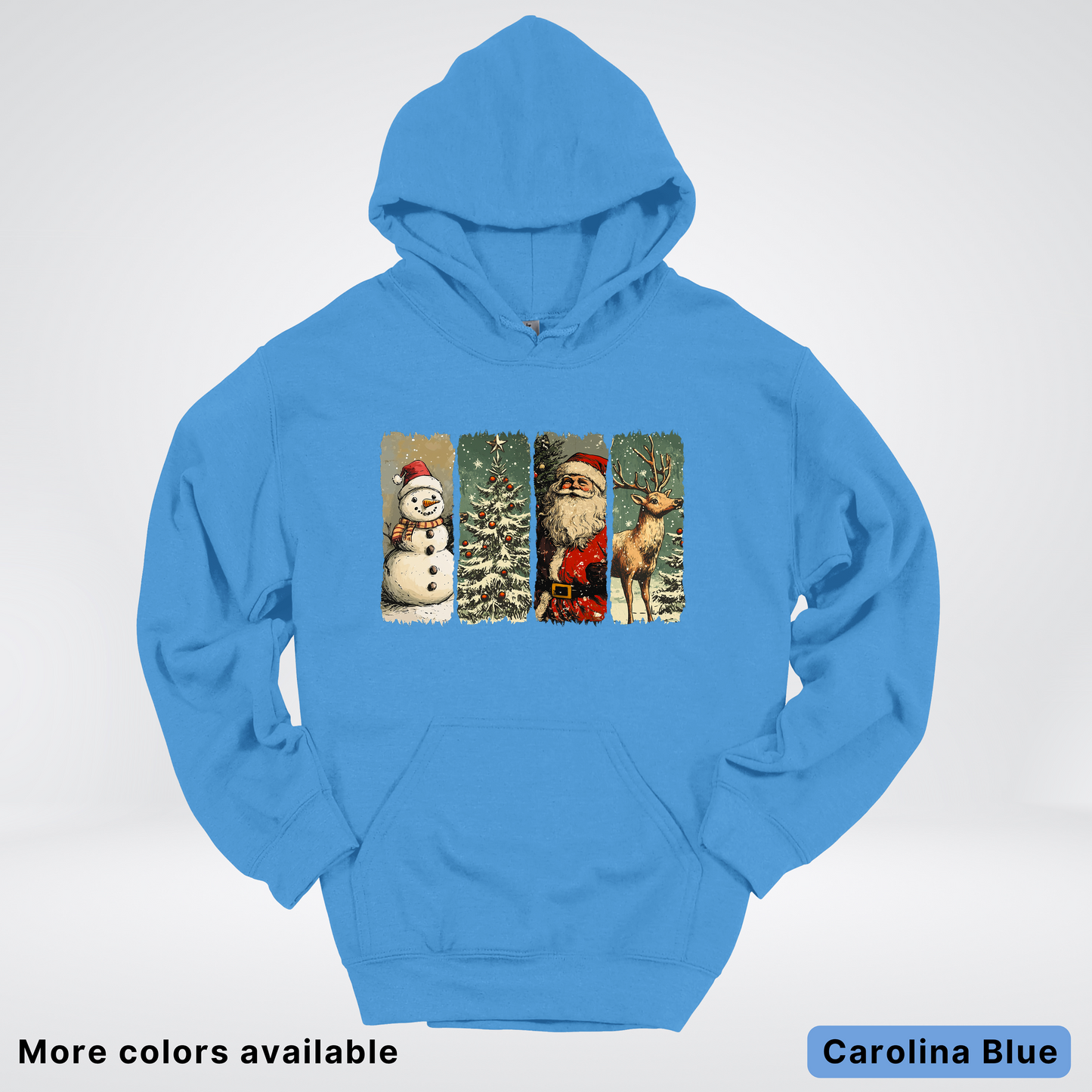 Classic Christmas Strip Art - Hoodie