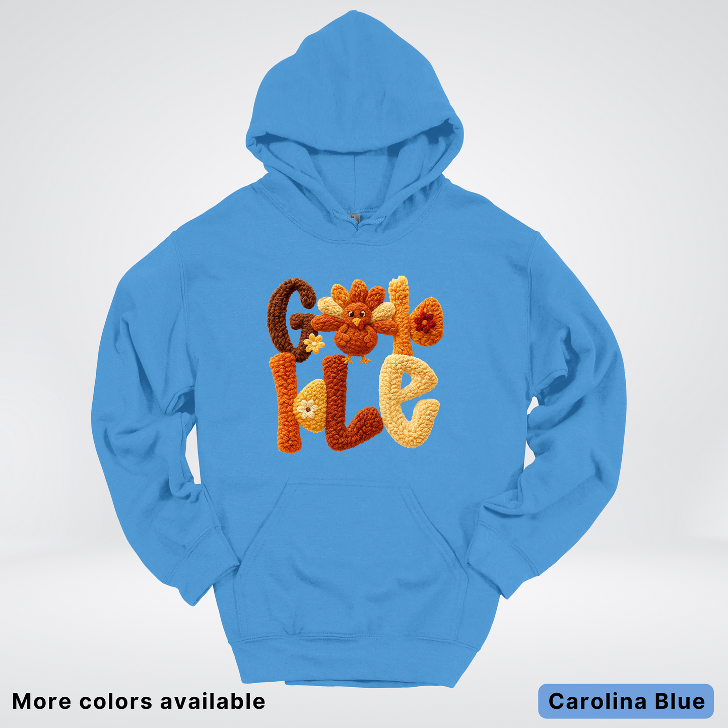 Gobble Crochet Turkey - Hoodie