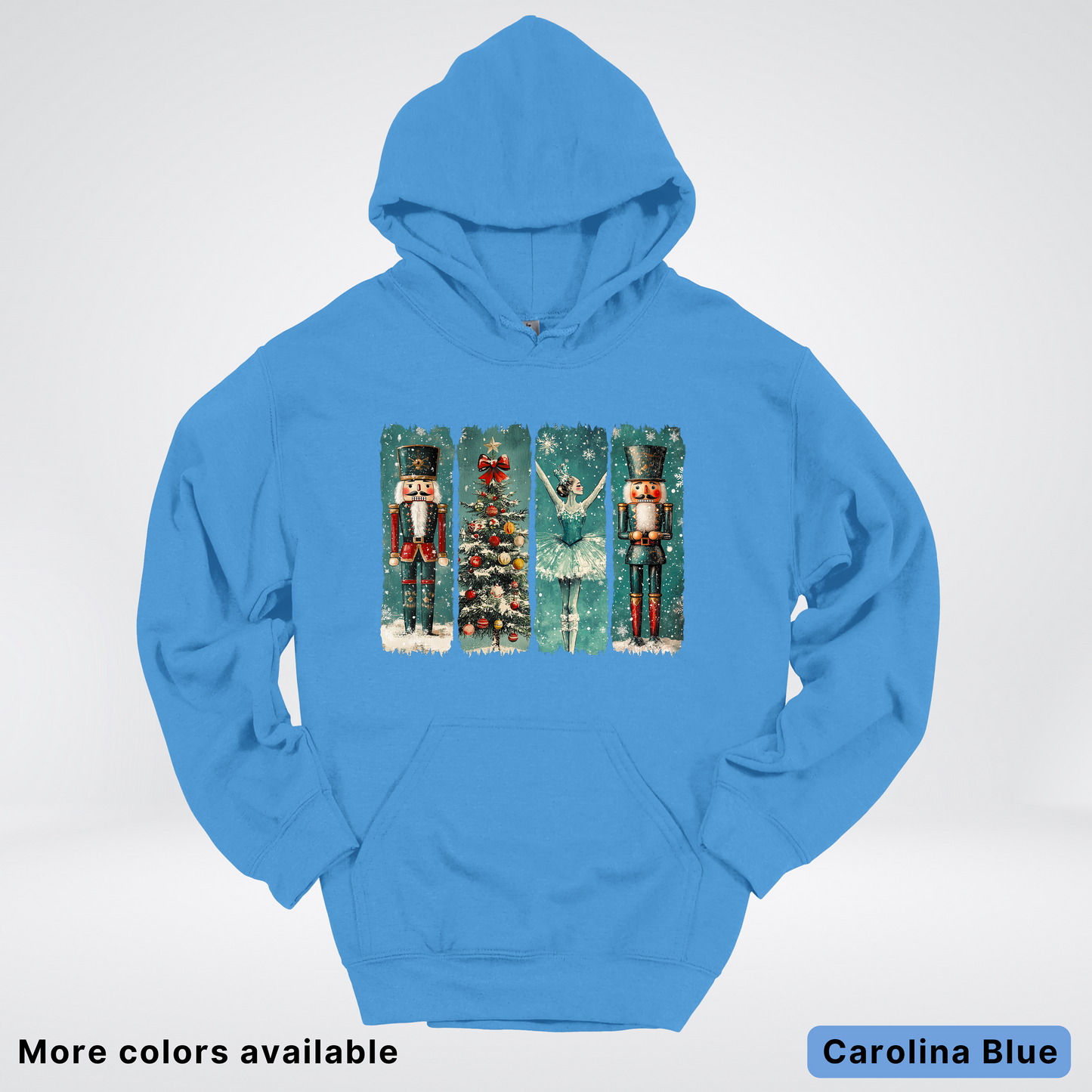 Vintage Nutcracker Ballet Panel - Hoodie