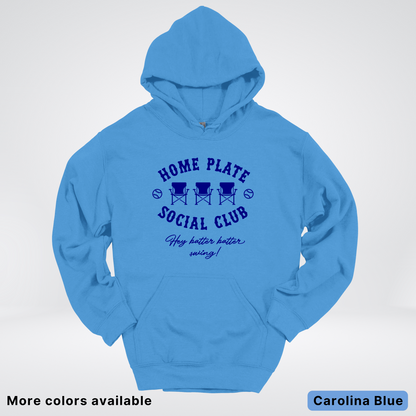 Home Plate Social Club – Navy Design - Hoodie