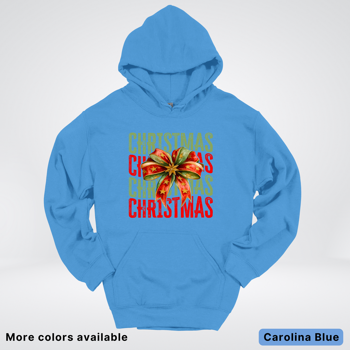 Christmas Star Bow - Hoodie