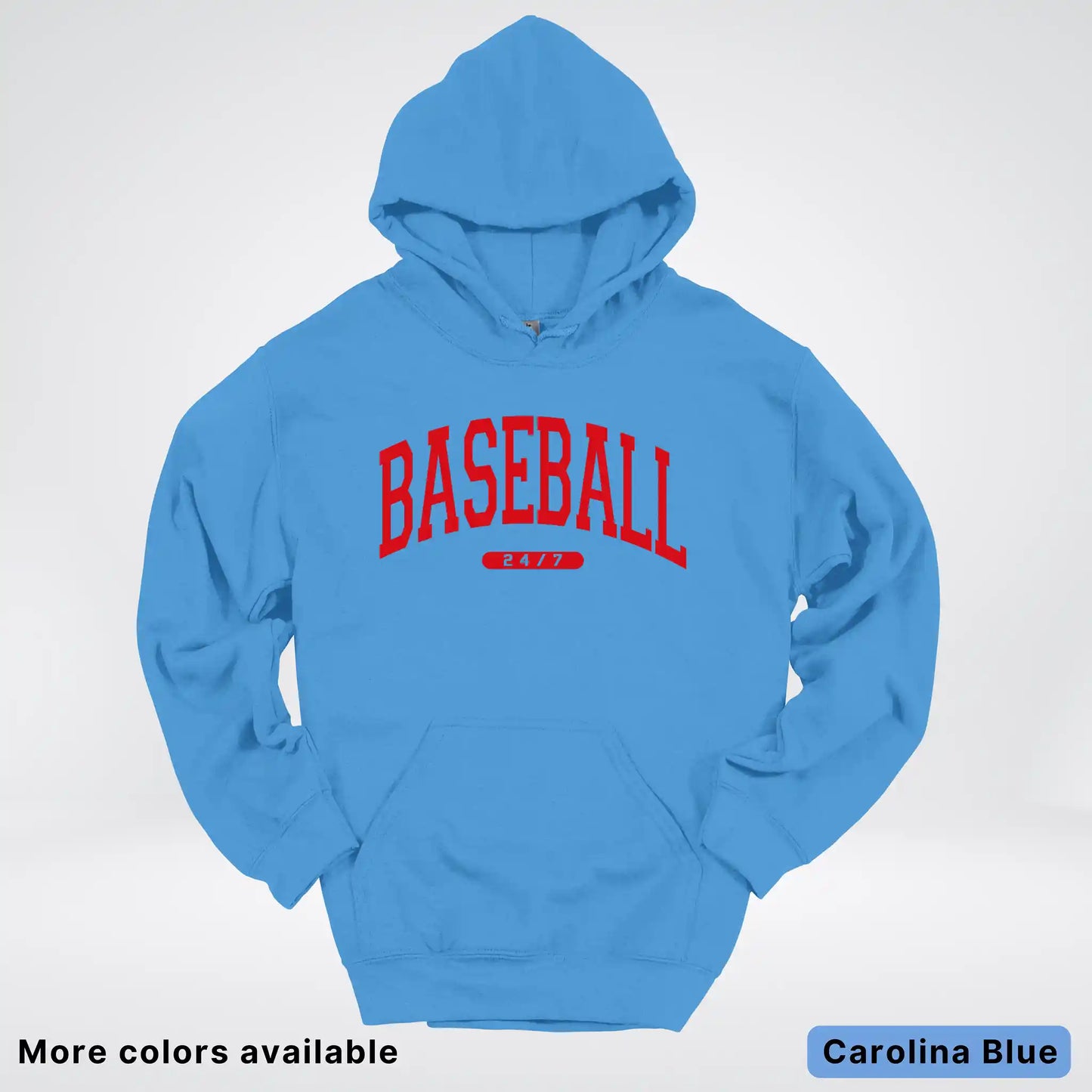 Baseball 24/7 – Red Design - Hoodie