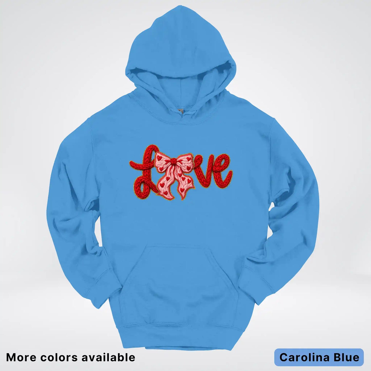 Love Bow Hook Yard Faux - Hoodie