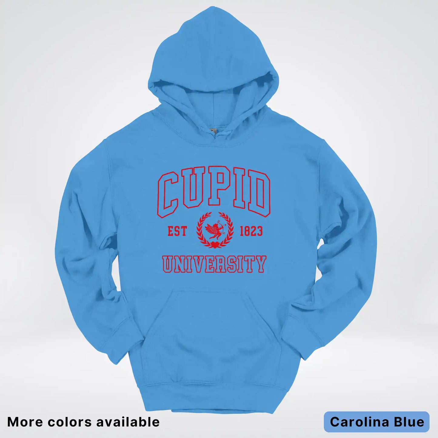 Cupid University Est 1823 - Red Design - Hoodie