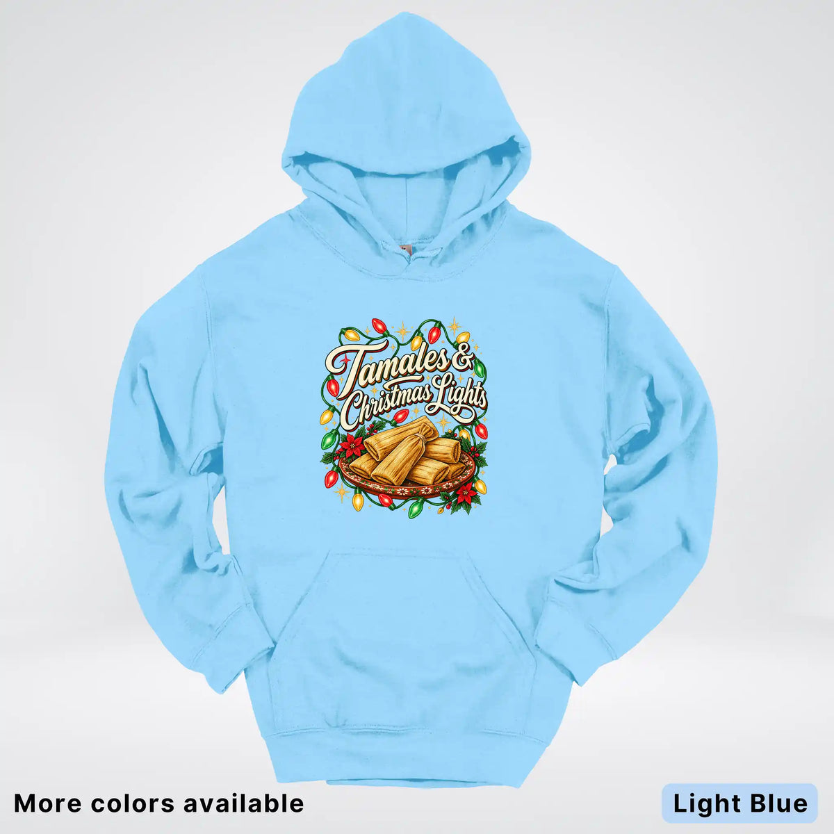 Tamales & Christmas Lights Hoodie
