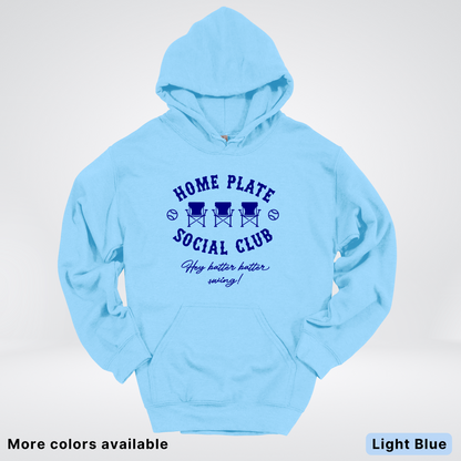 Home Plate Social Club – Navy Design - Hoodie