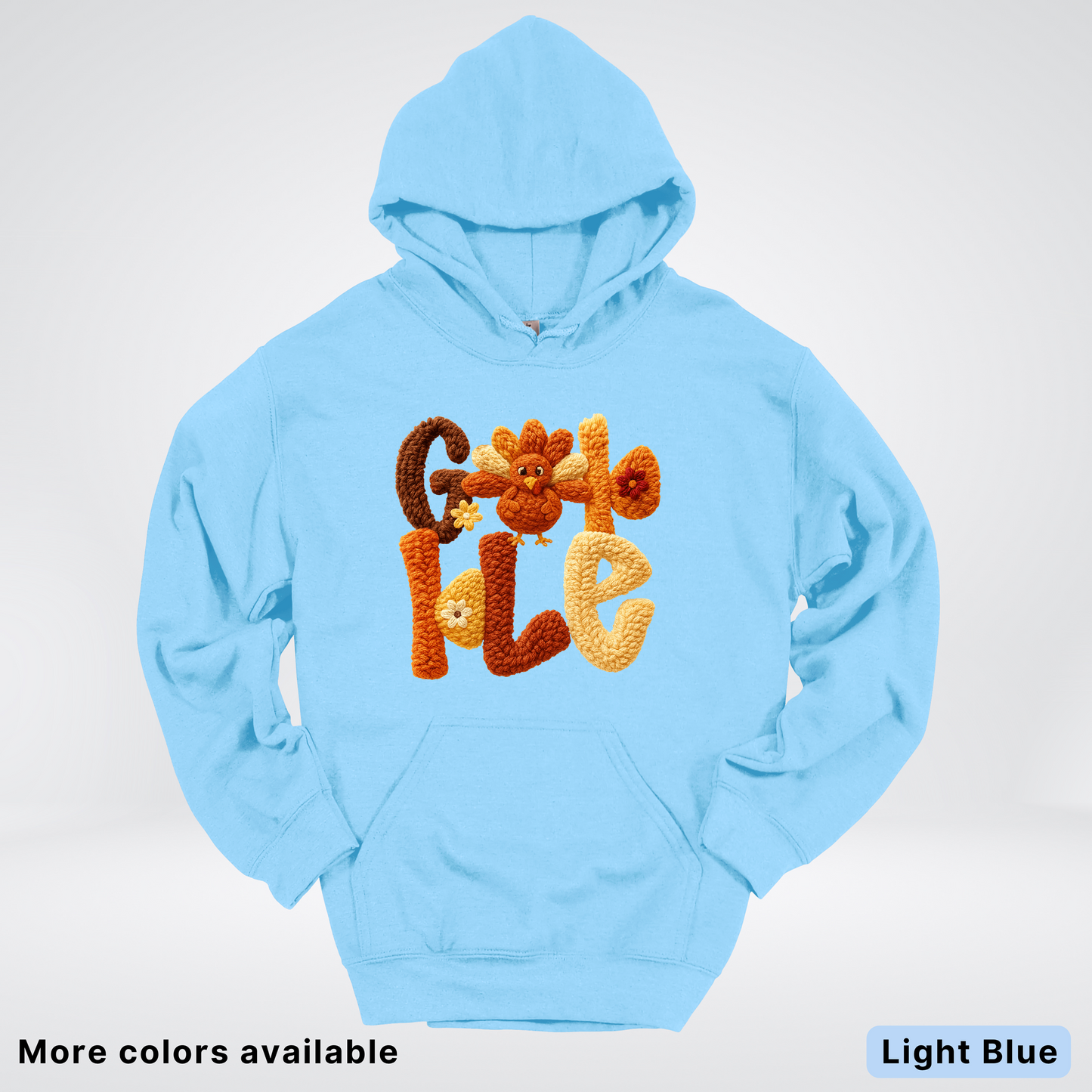Gobble Crochet Turkey - Hoodie
