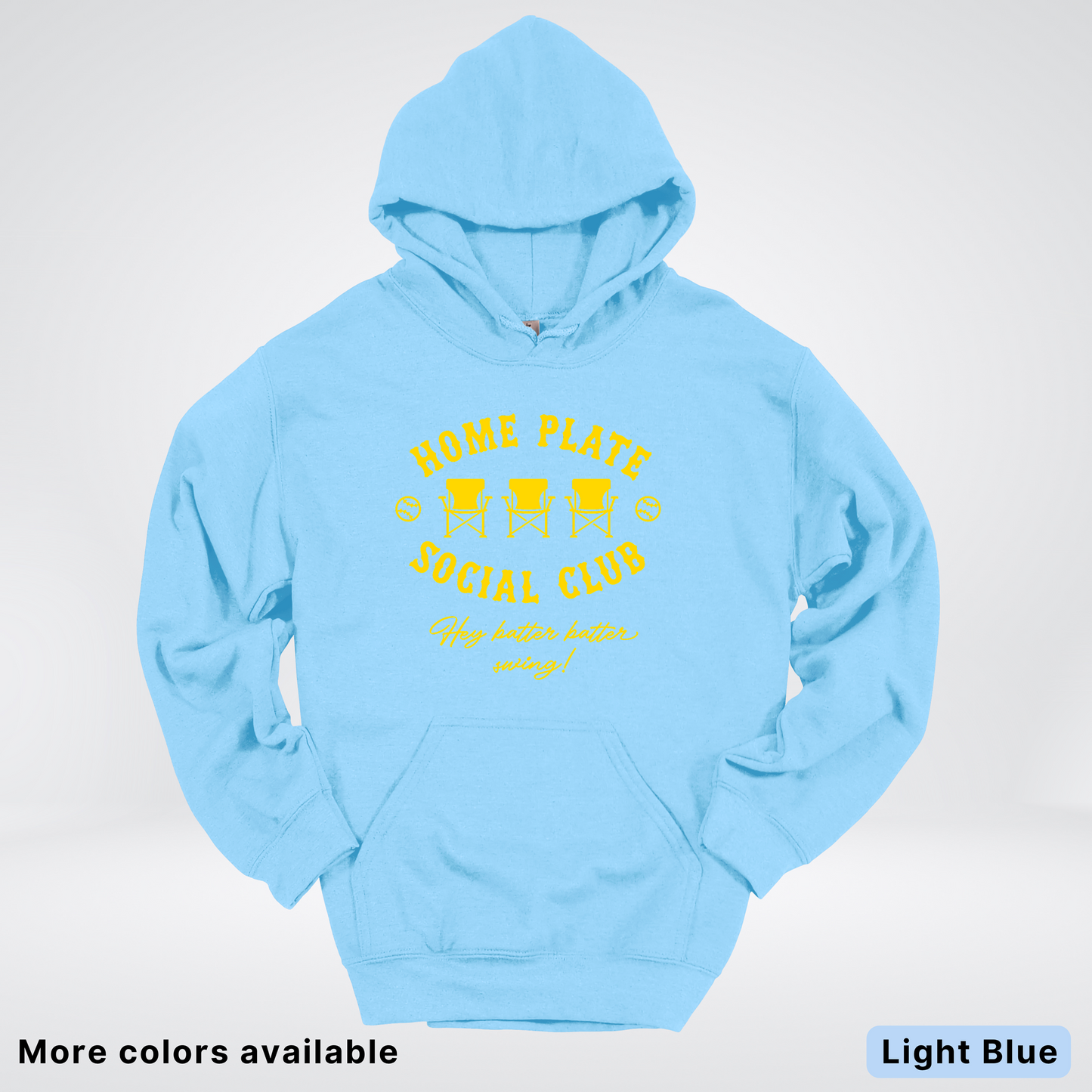 Home Plate Social Club – Gold Design - Hoodie