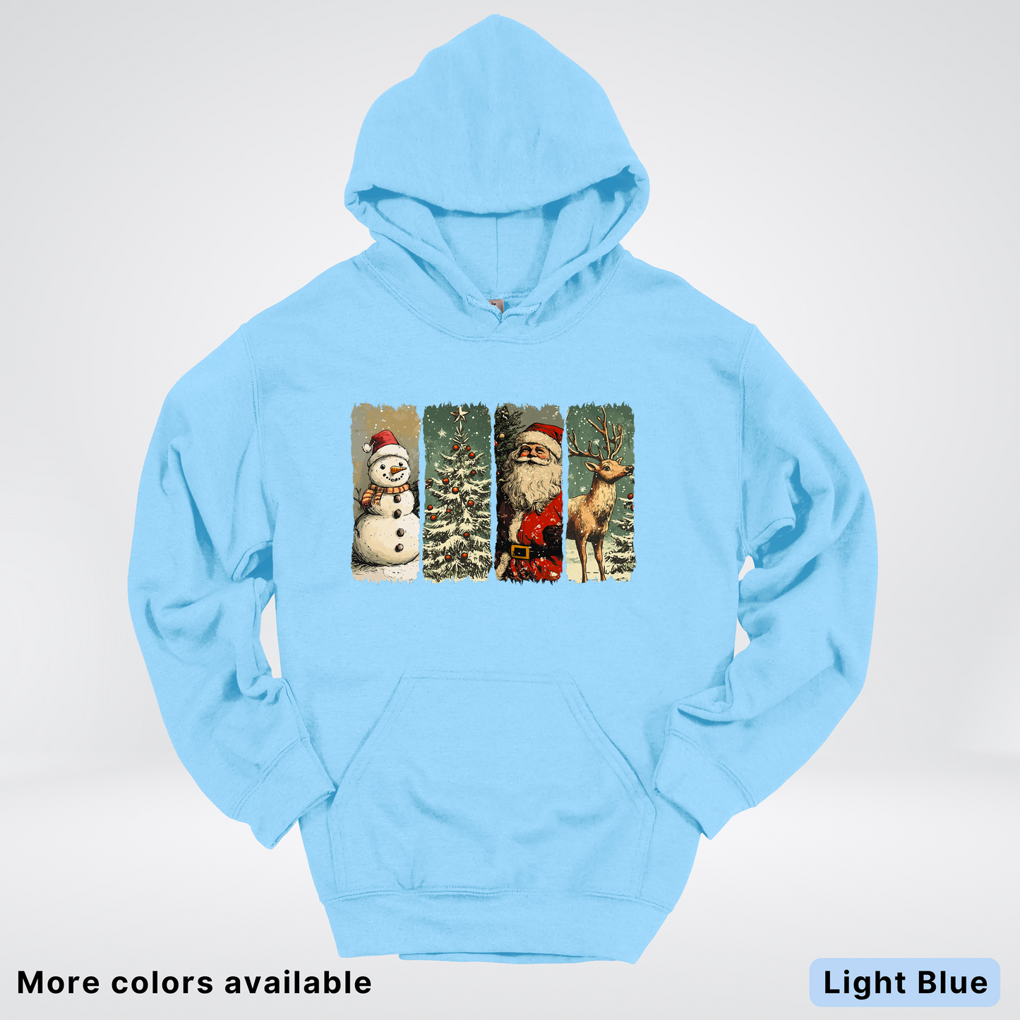 Classic Christmas Strip Art - Hoodie