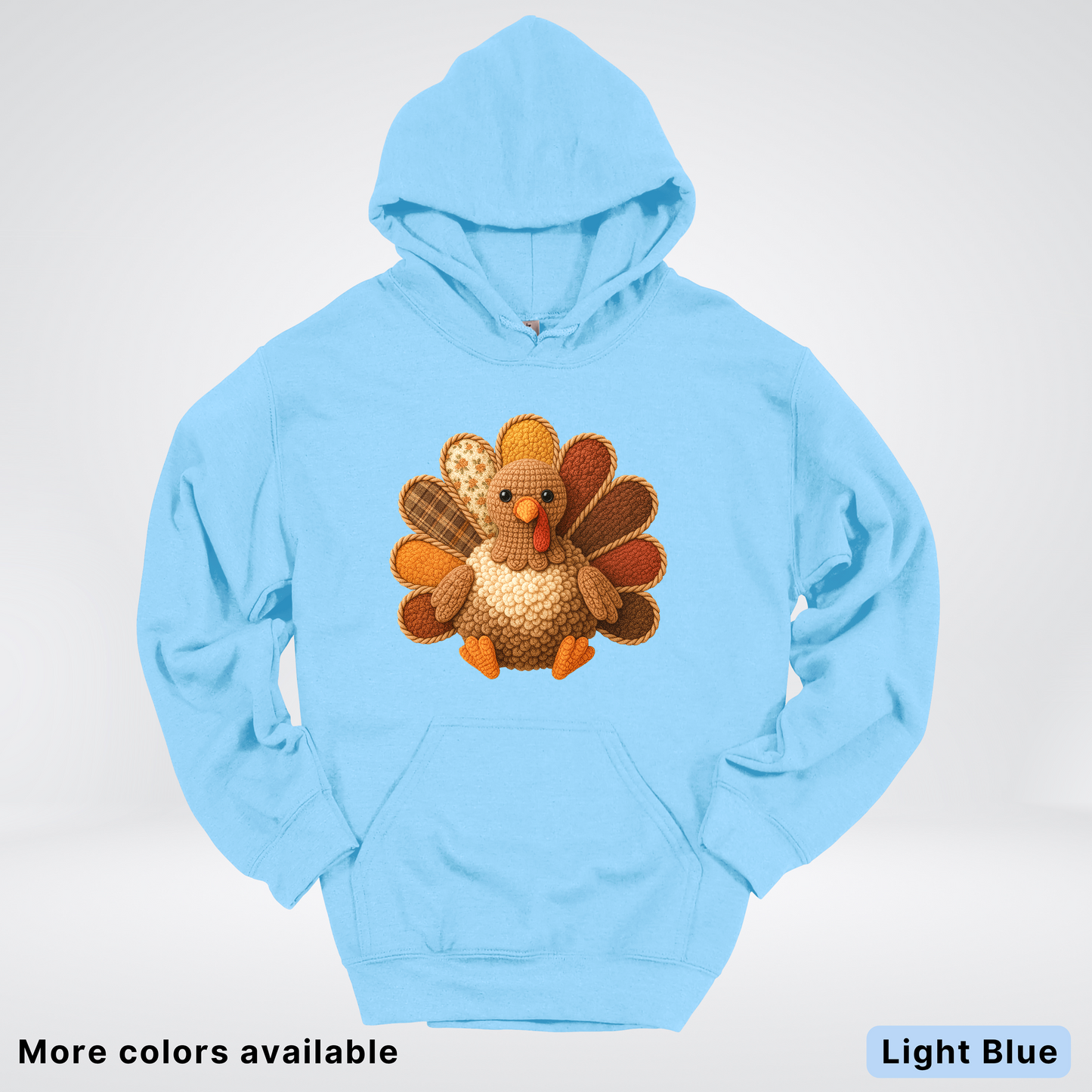 Turkey Crochet Thanksgiving Fall - Hoodie