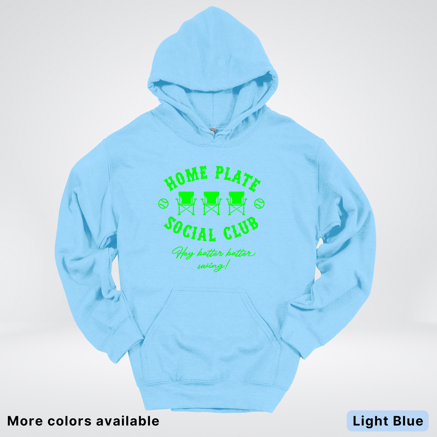 Home Plate Social Club – Green Design - Hoodie