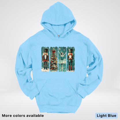 Vintage Nutcracker Ballet Panel - Hoodie