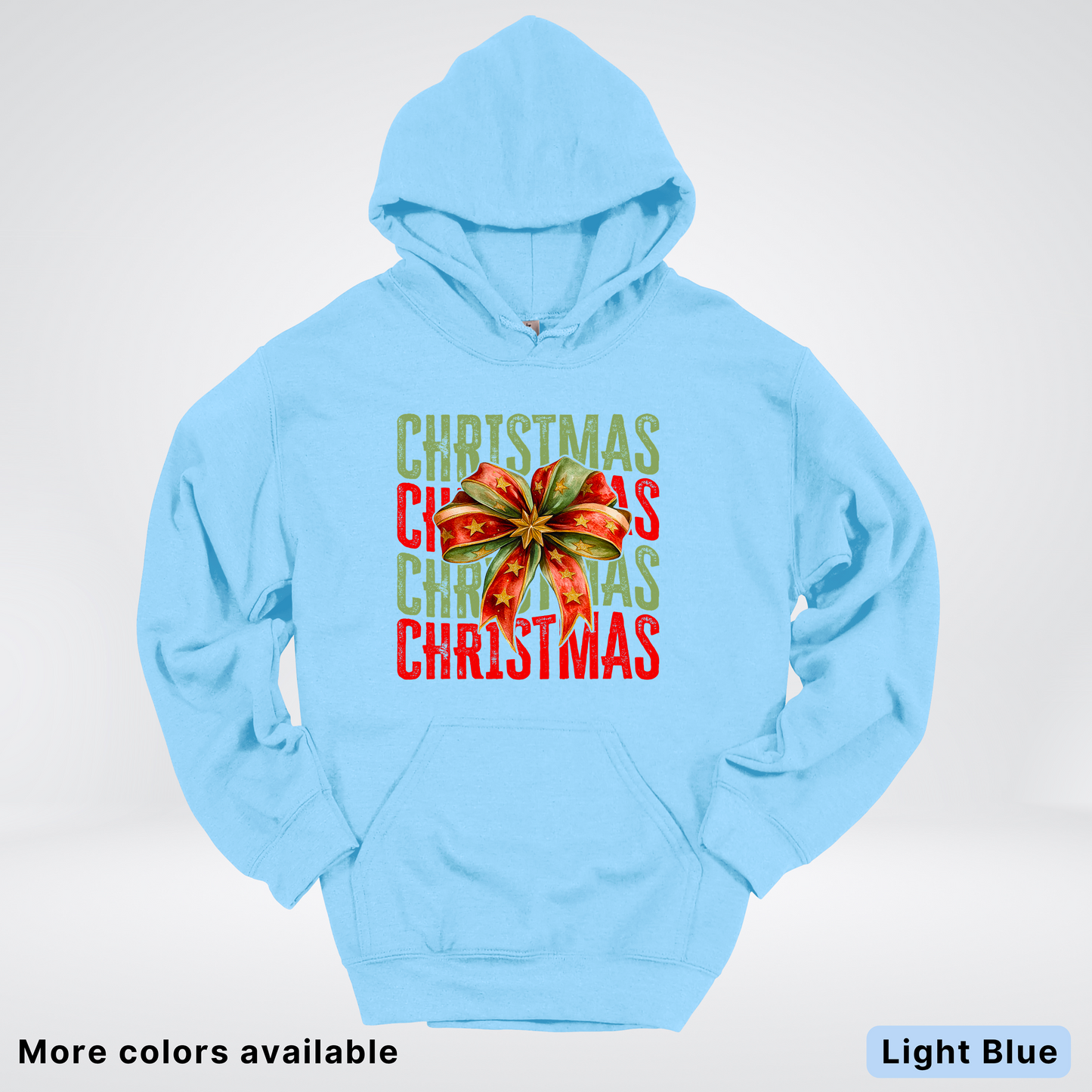 Christmas Star Bow - Hoodie