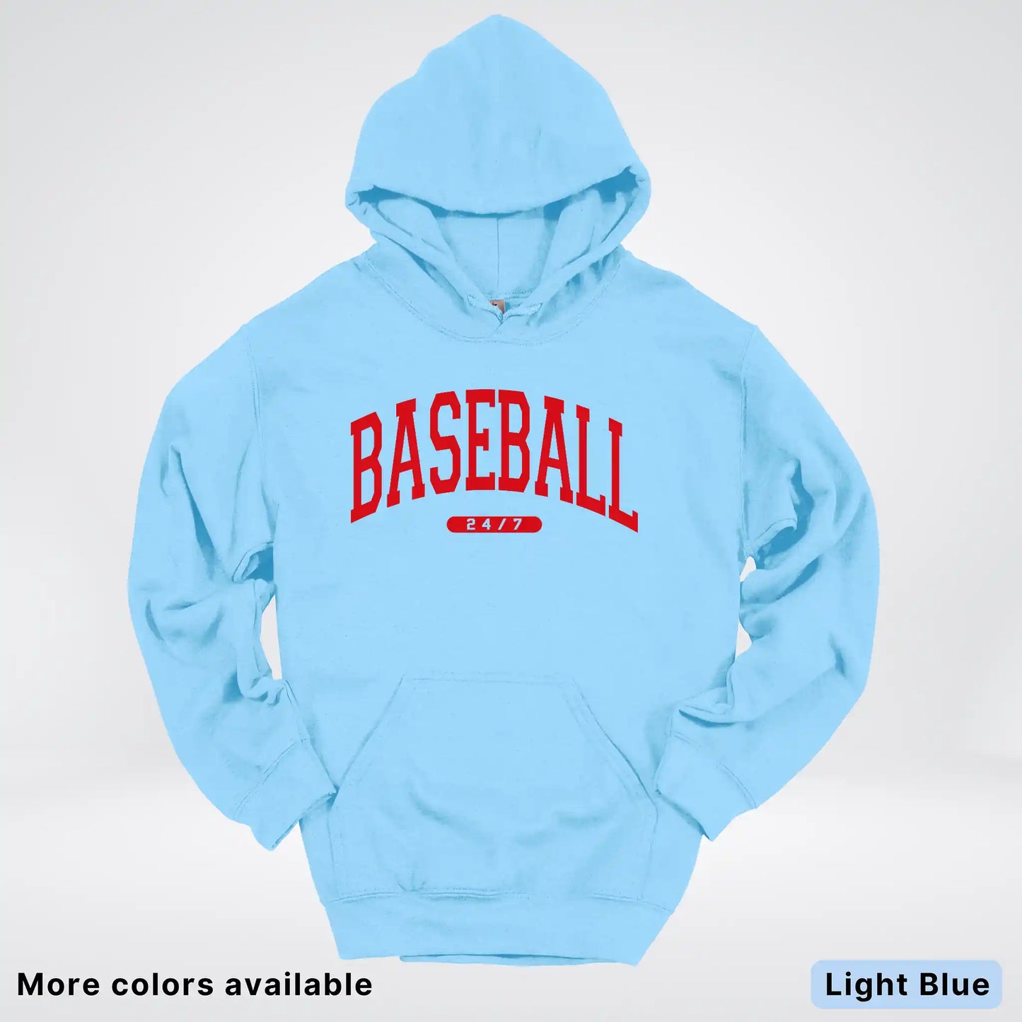 Baseball 24/7 – Red Design - Hoodie