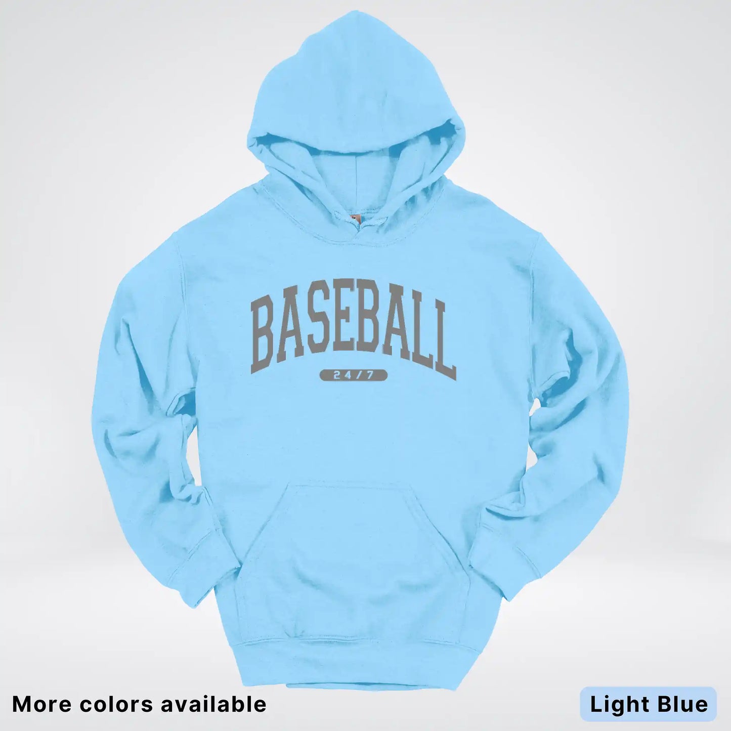 Baseball 24/7 – Gray Design - Hoodie