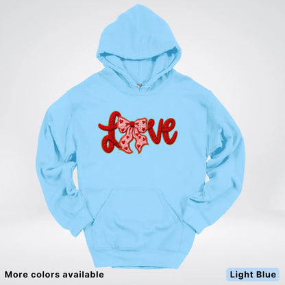 Love Bow Hook Yard Faux - Hoodie