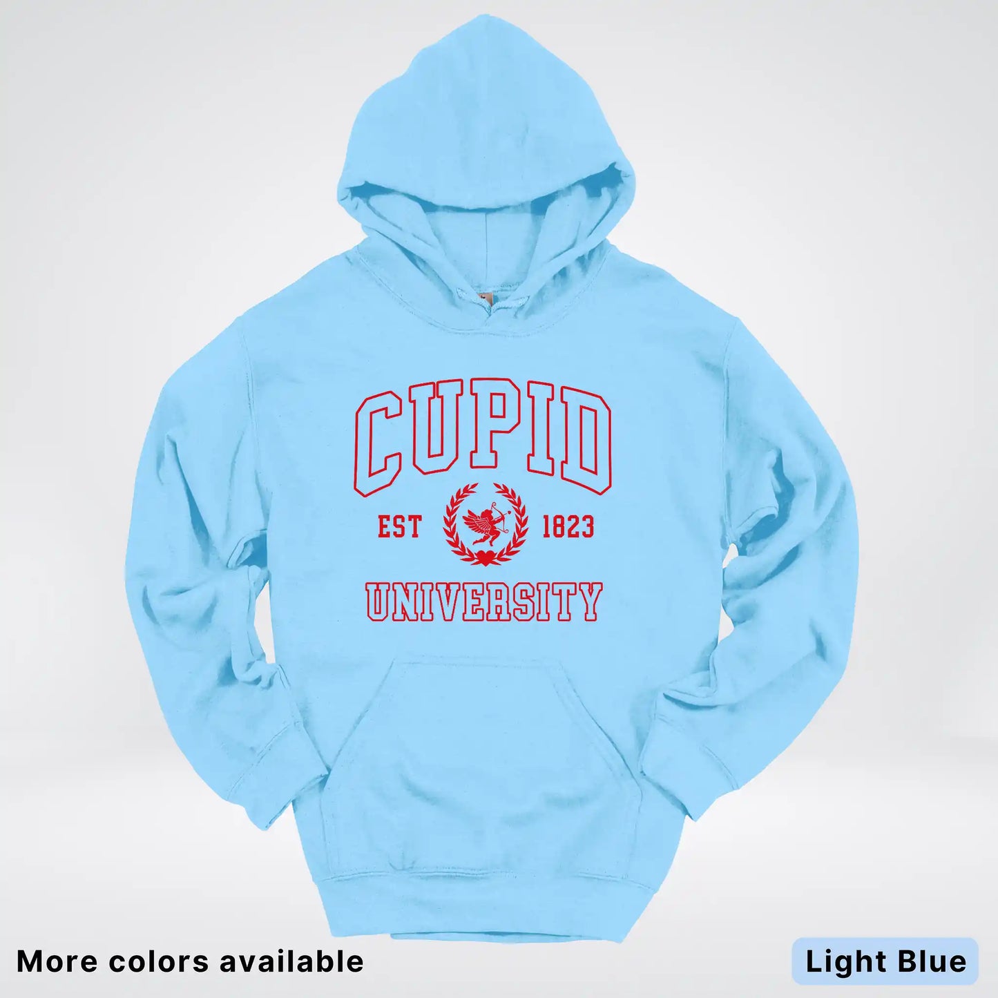 Cupid University Est 1823 - Red Design - Hoodie