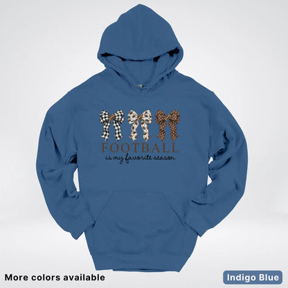Football Is My Favorite Season – Game Day Bow - Hoodie